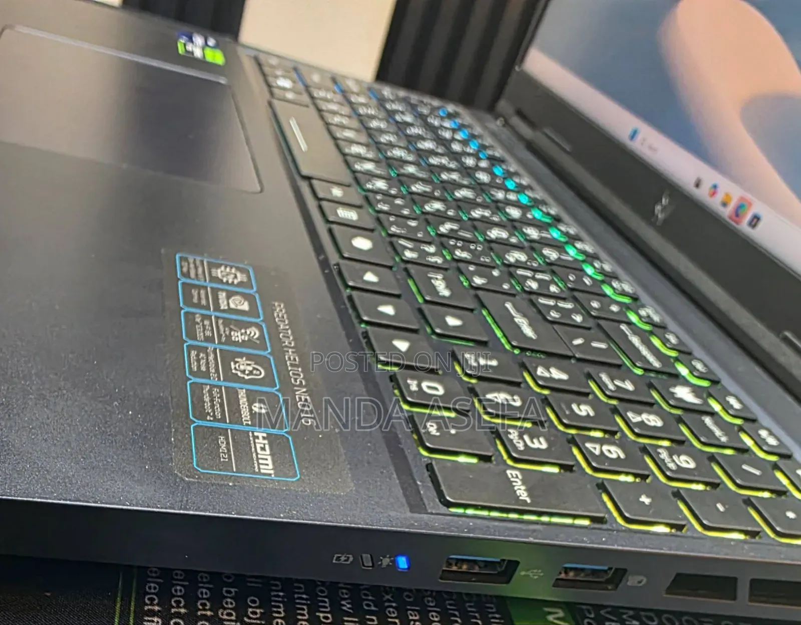 New Laptop Acer Predator Helios 300 16GB Intel Core i9 SSD 1T