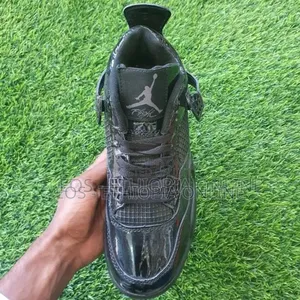 Patent Leather Black Sneakers [On Hand]