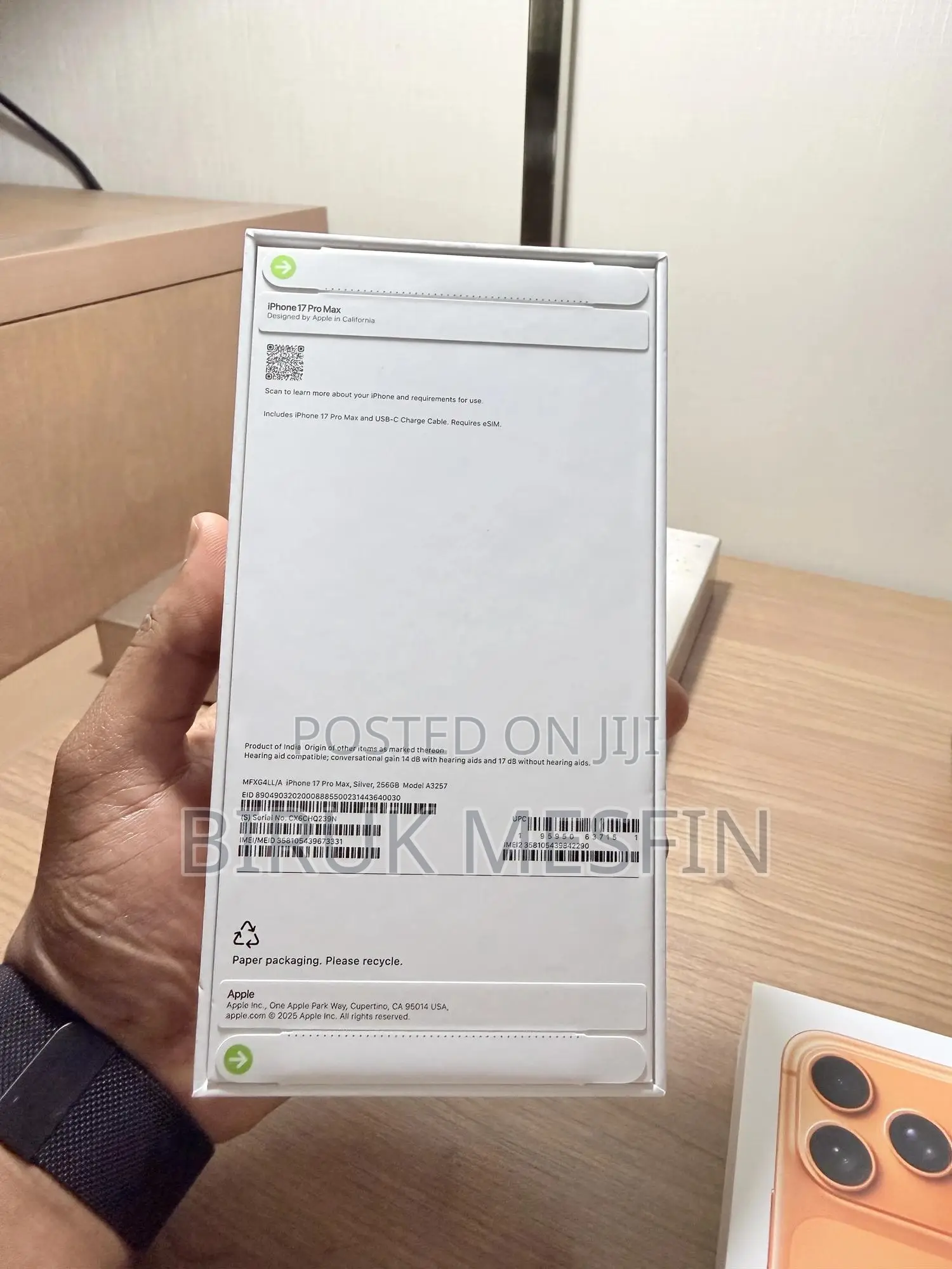 New Apple iPhone 17 Pro Max 256 GB Silver