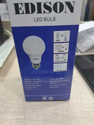Led Bulb 7watt Warm Color