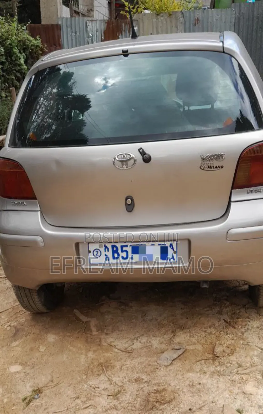 Toyota Yaris 2005 Gray