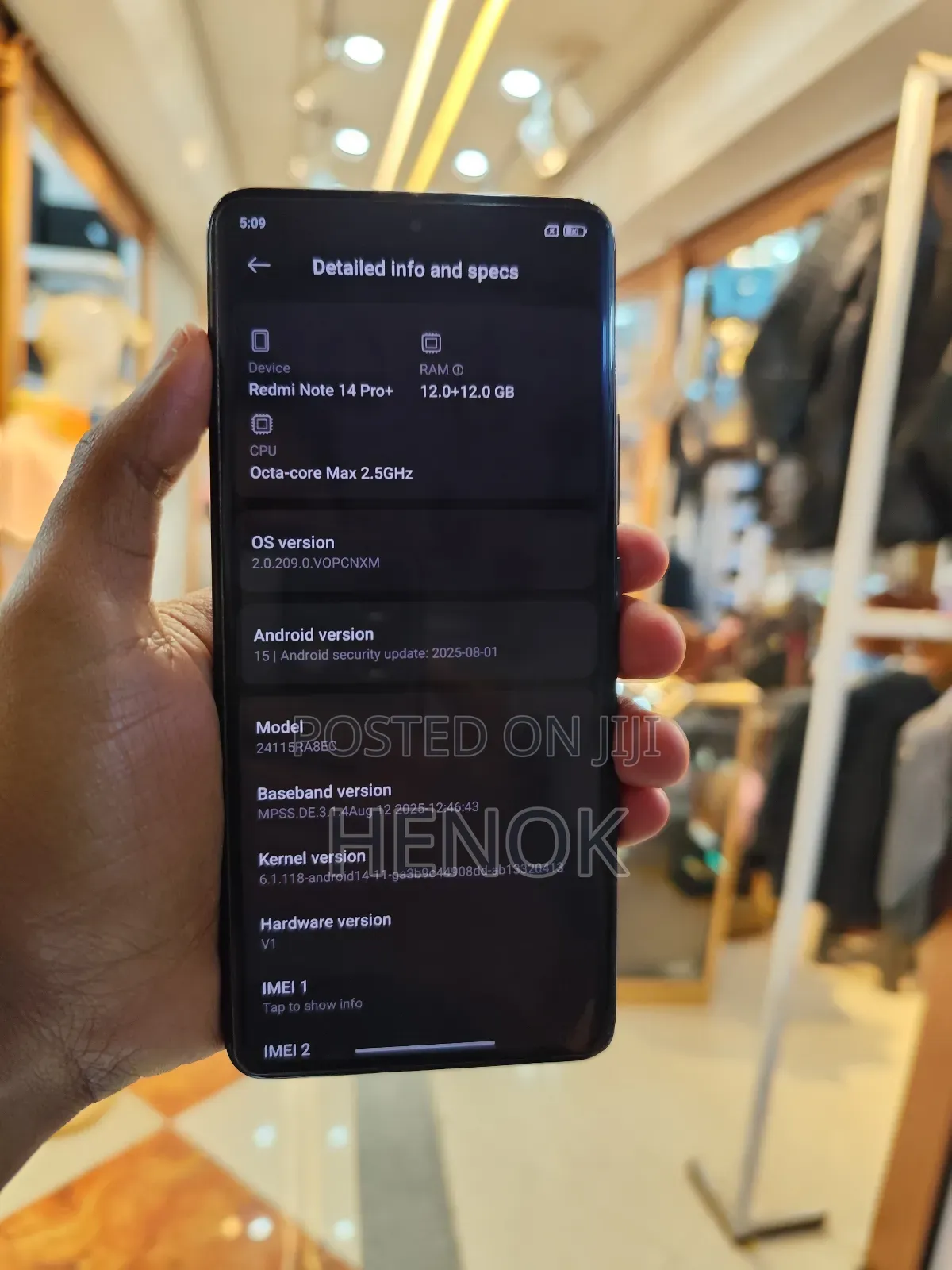New Xiaomi Redmi Note 14 Pro+ 256 GB Black