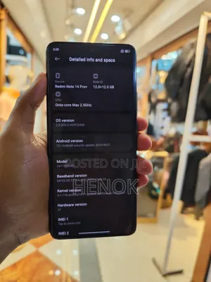 New Xiaomi Redmi Note 14 Pro+ 256 GB Black