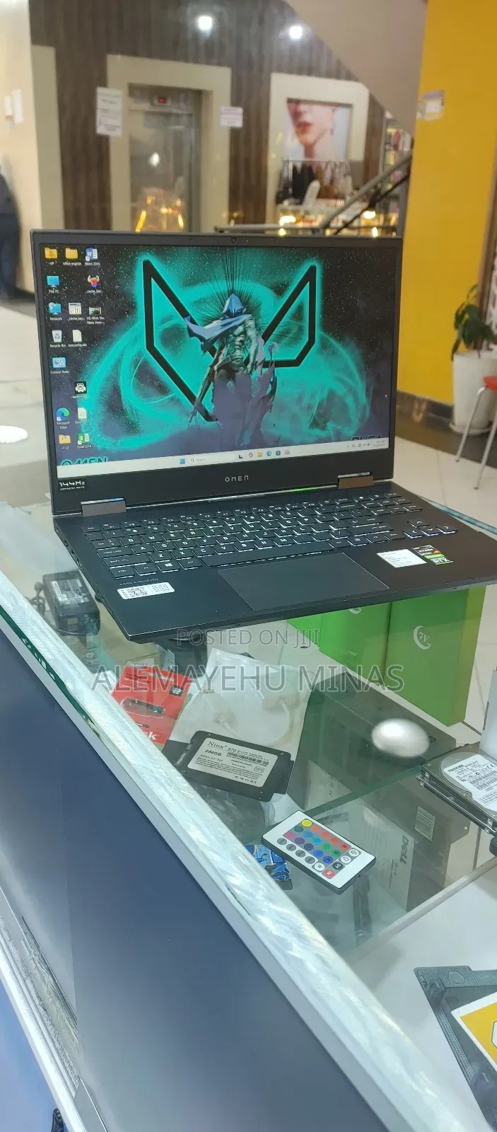 New Laptop HP Omen 16 16GB AMD Ryzen 7 SSD 512GB