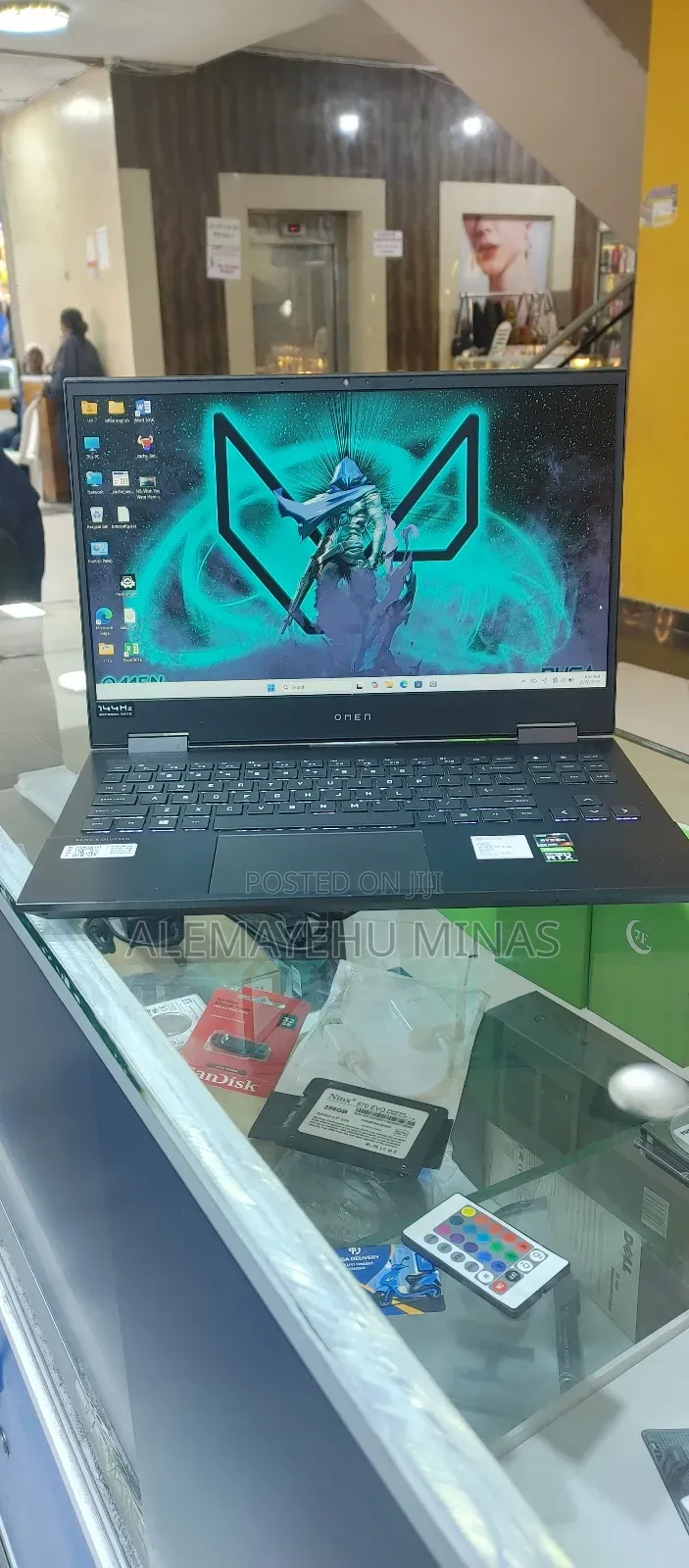 New Laptop HP Omen 16 16GB AMD Ryzen 7 SSD 512GB