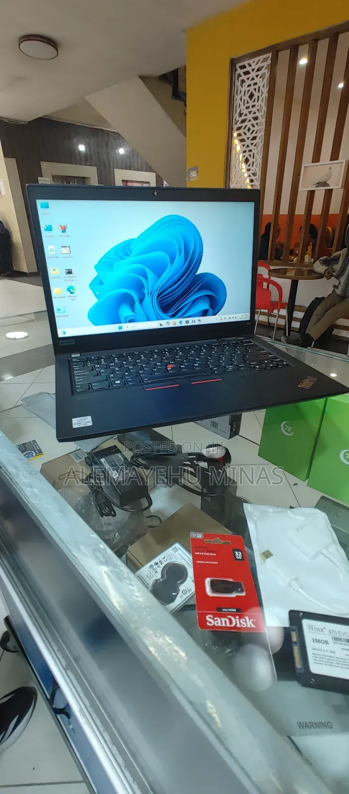 New Laptop Lenovo ThinkPad T14 G1 16GB Intel Core I7 SSD 512GB