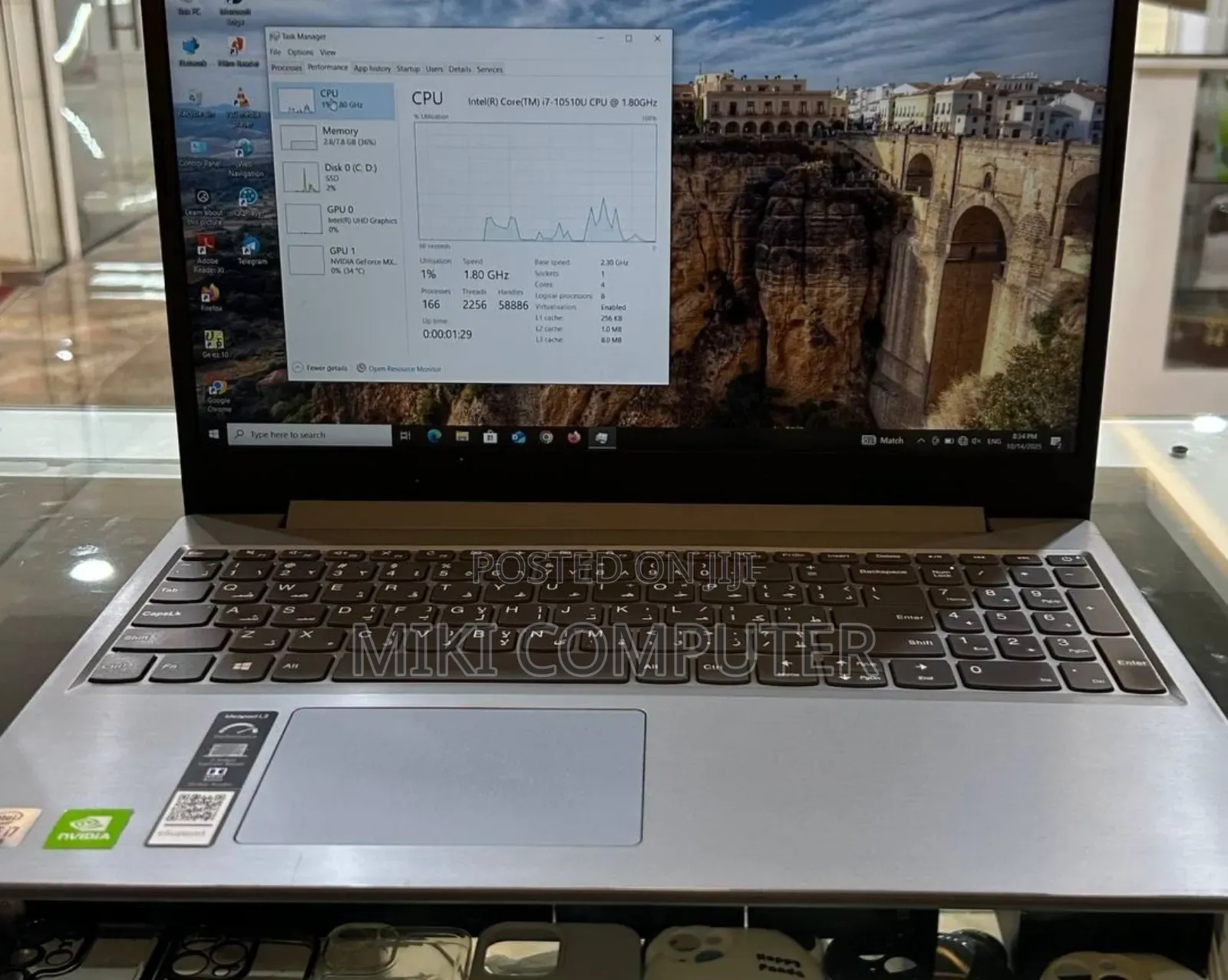New Laptop Lenovo Ideapad 3 16GB Intel Core i7 SSD 512GB