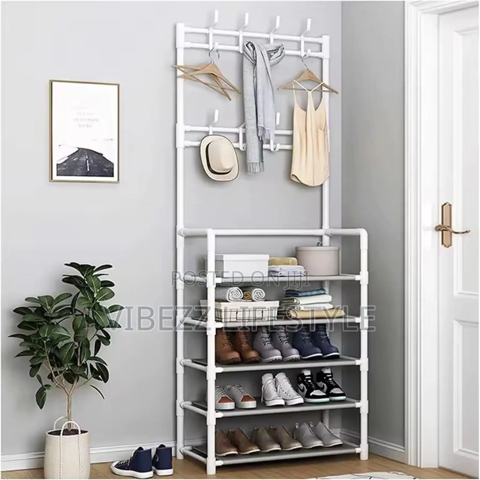 New Simple Floor Clothes Rack