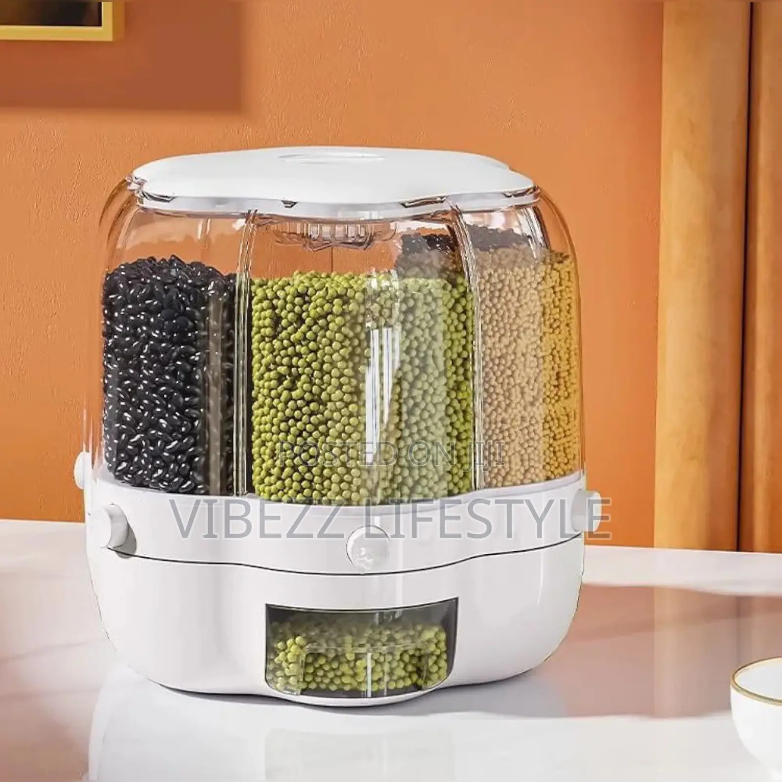 360° የሚሽከረከር የጥራጥሬ ማስቀመጫ