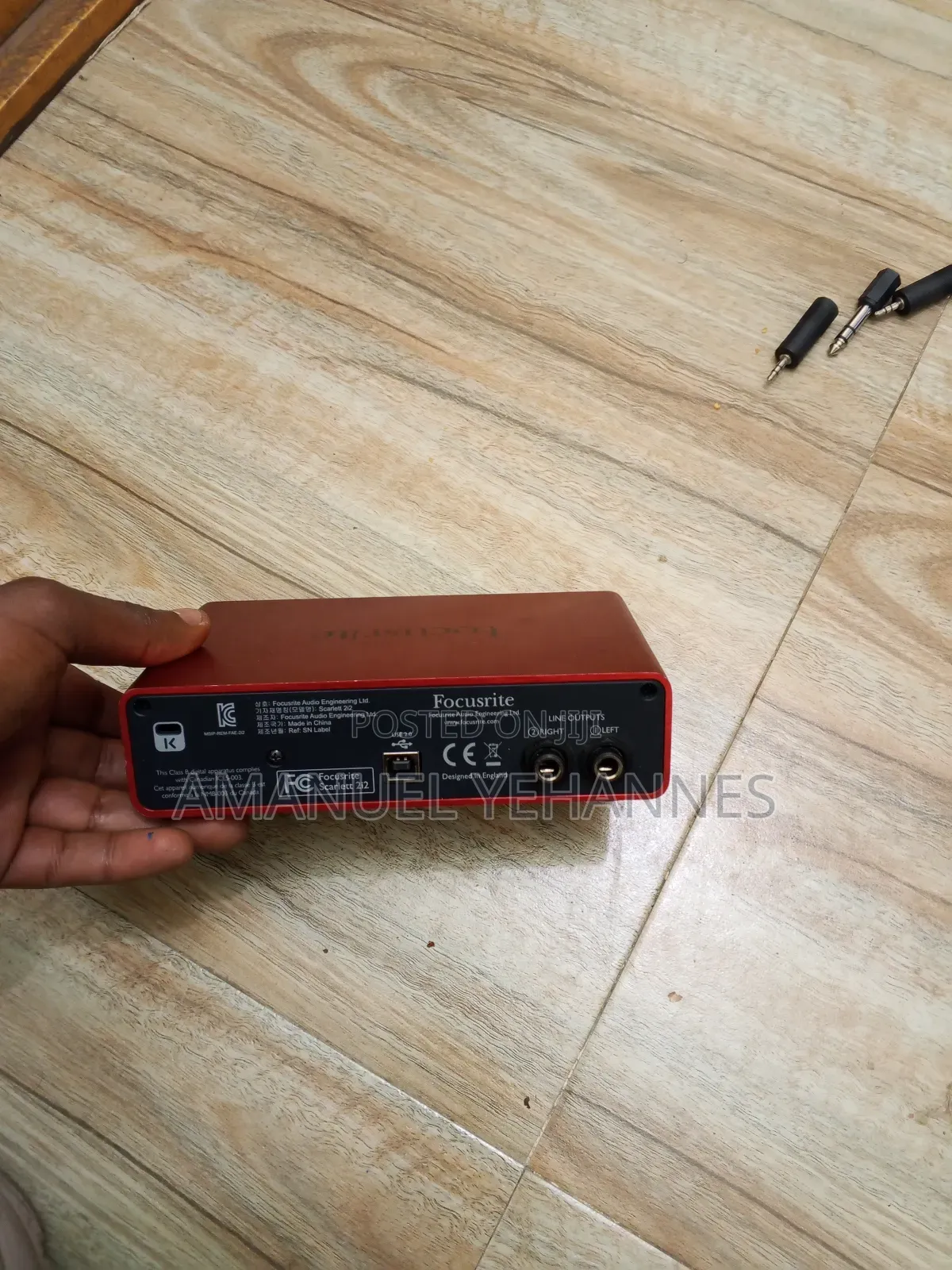 Focusright Scarlett 2i2 2nd Gen Sound Card