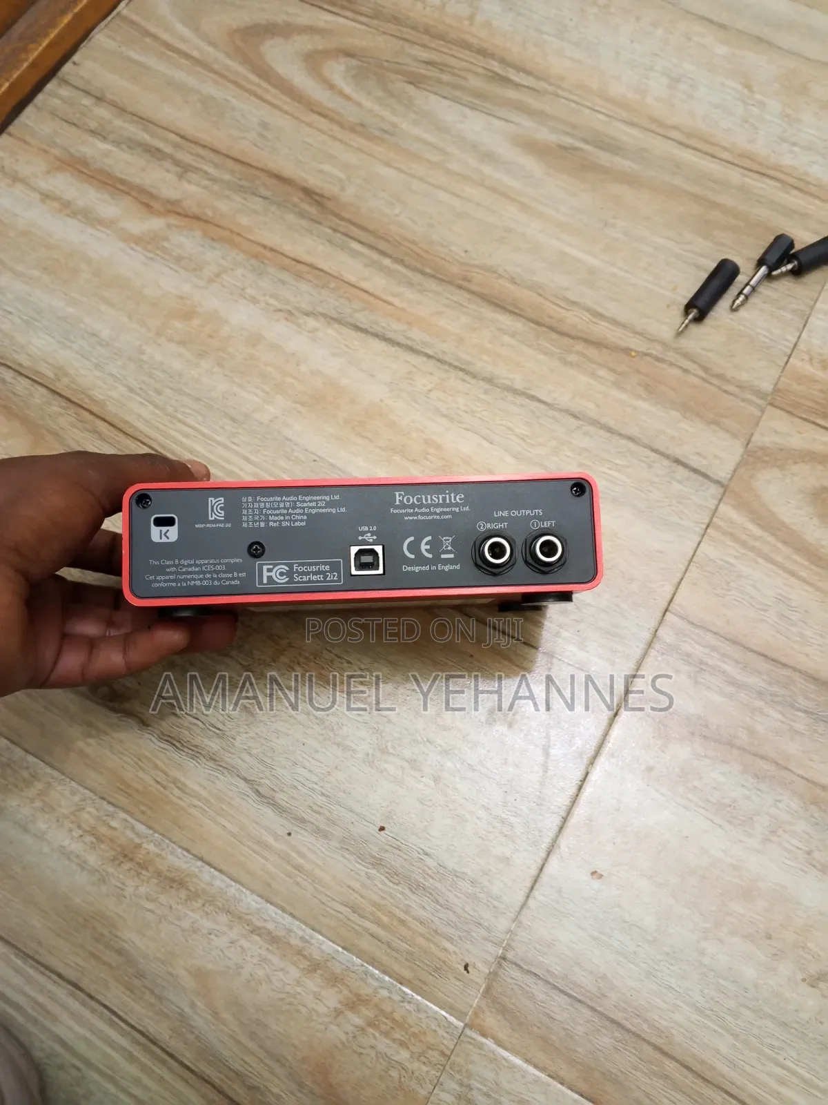 Focusright Scarlett 2i2 2nd Gen Sound Card
