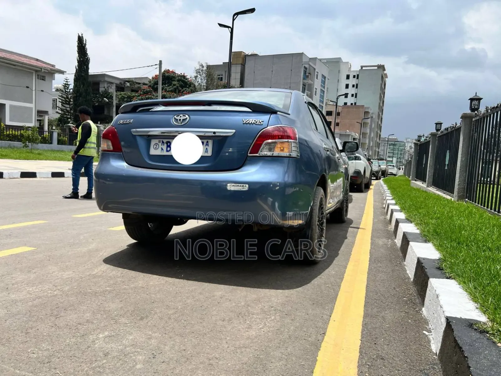 Toyota Belta 2007 Blue