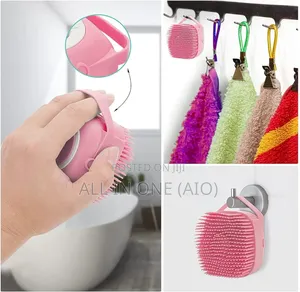 Photo - Bath Brush With Soap And Shampoo Dispenser