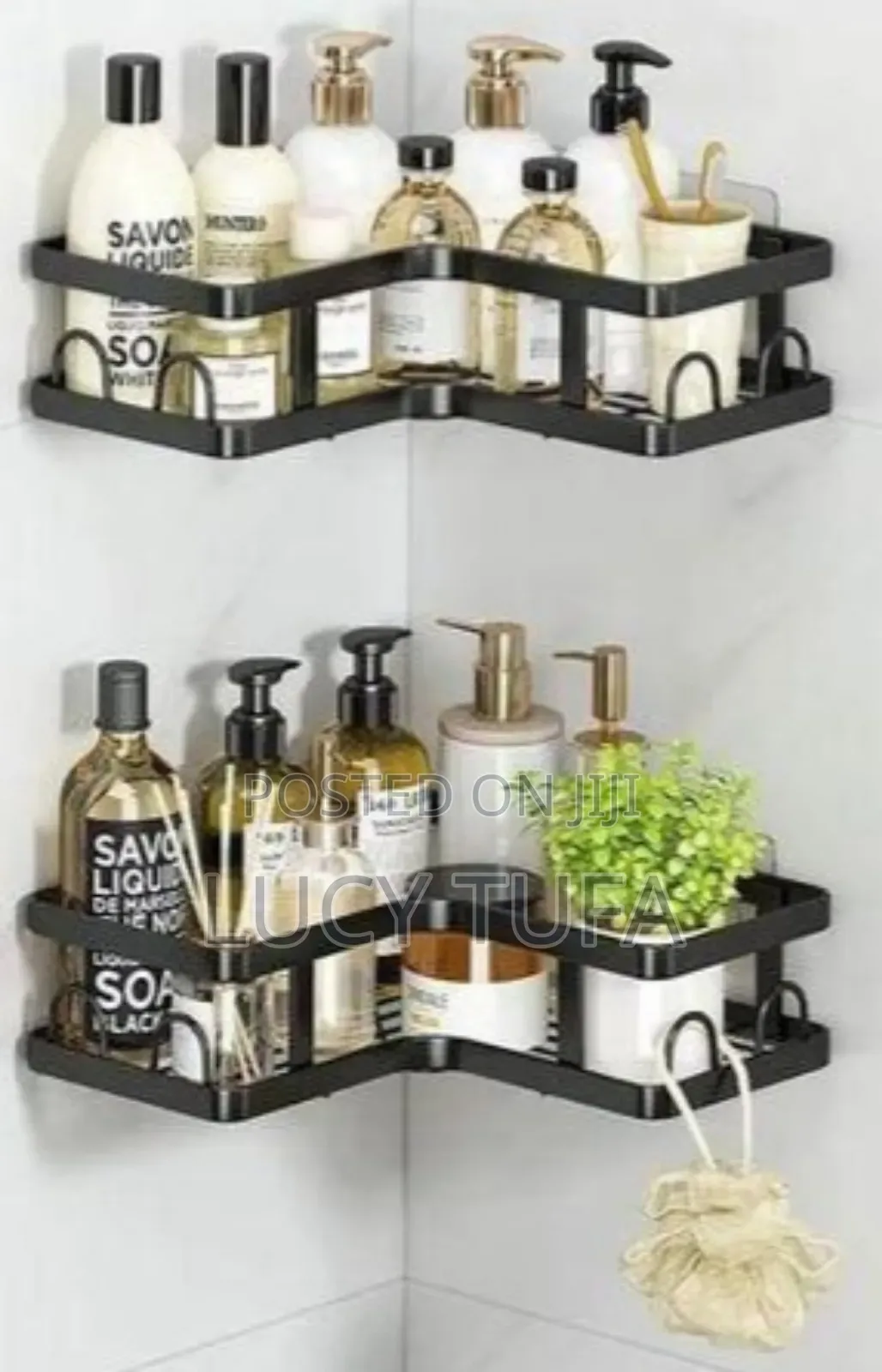 5pcs Stainless Steel Organizing Storage Rack