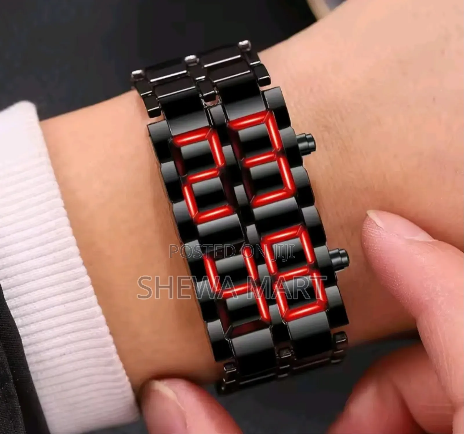 Durable Digital Watch Stylish Men's Digital Watch Large Screen Electo