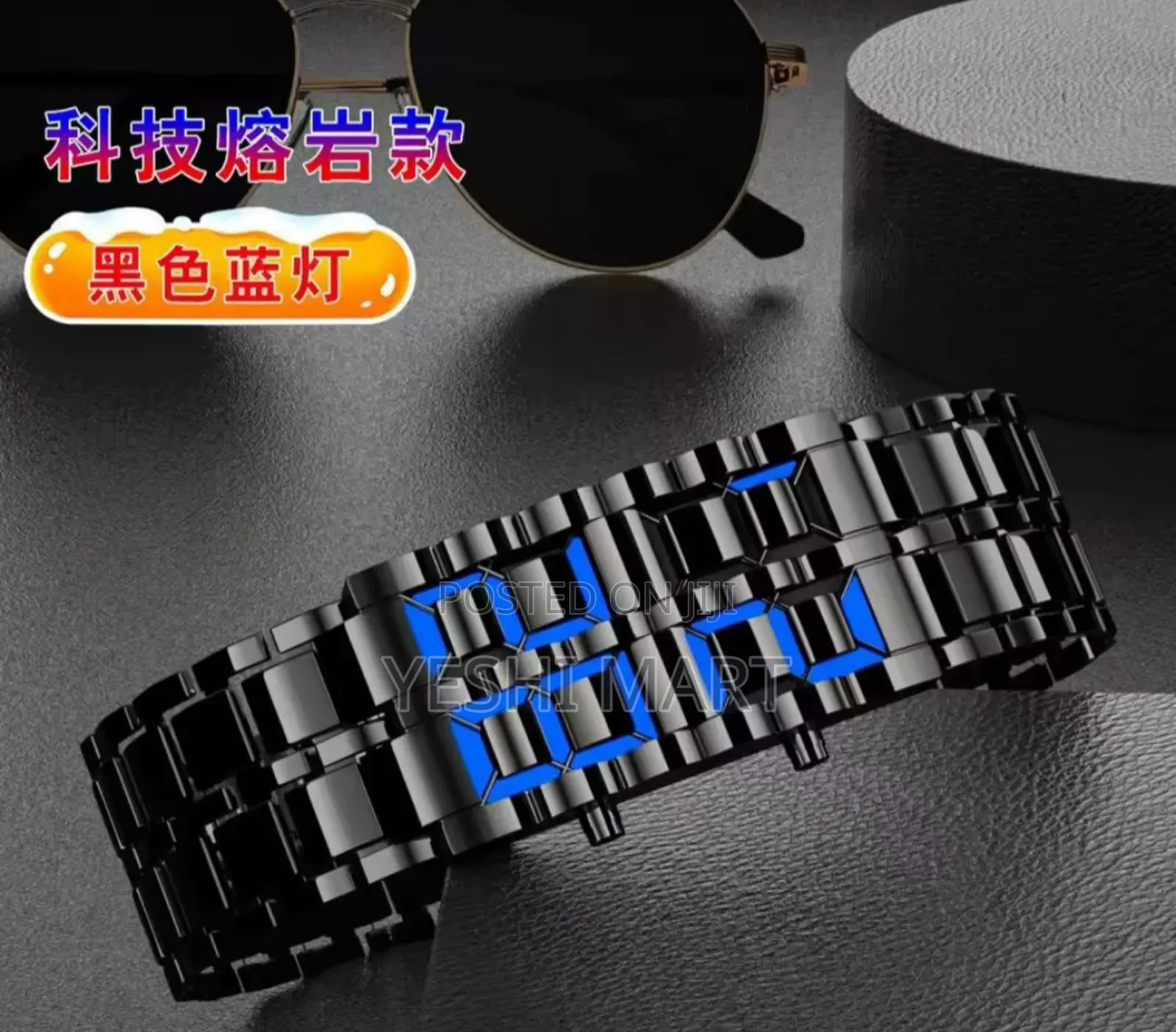 Durable Digital Watch Stylish Men's Digital Watch Large Screen Electro