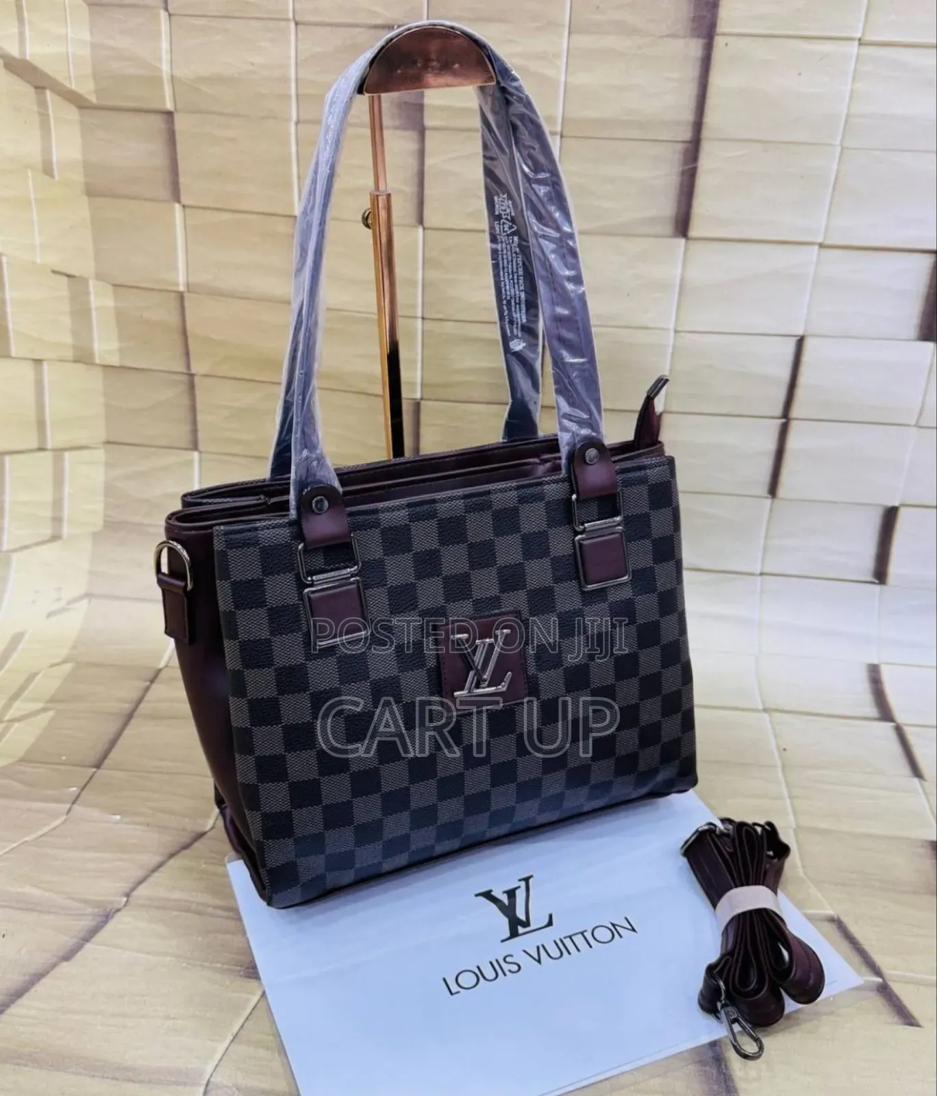 Premium Lv Checkerboard Handbag