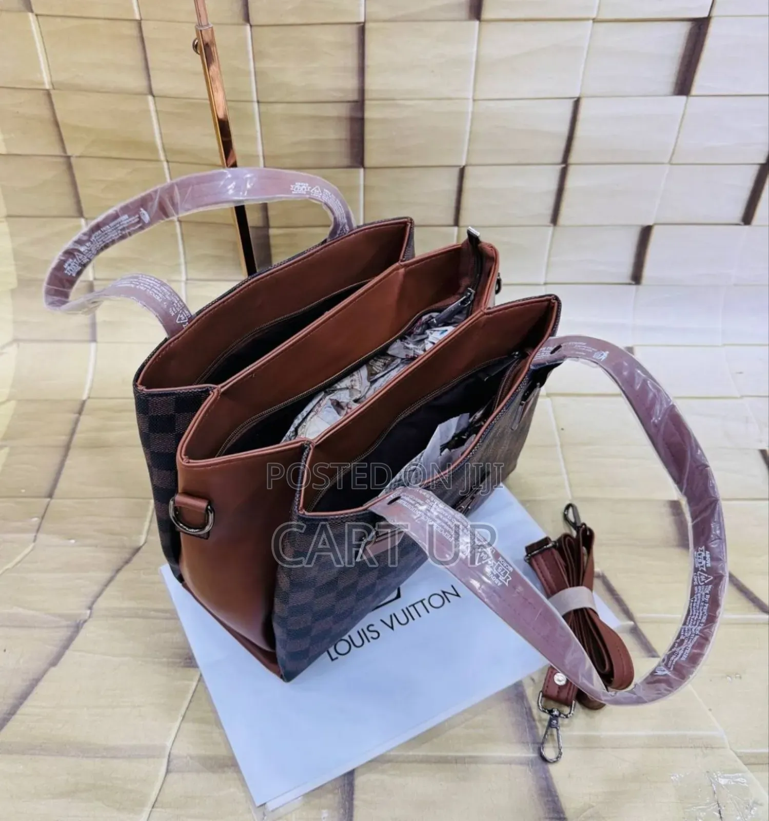 Premium Lv Checkerboard Handbag