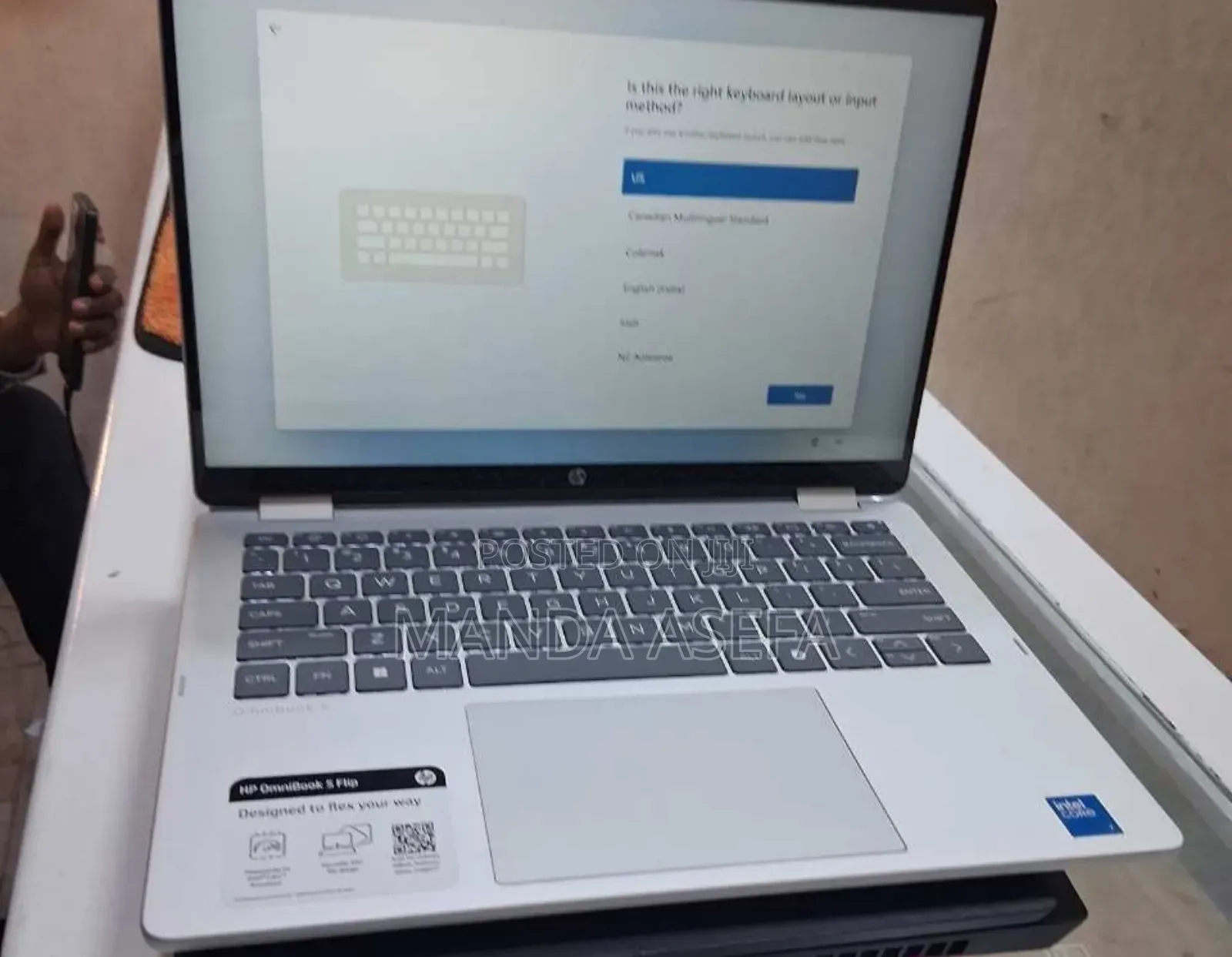 New HP OmniBook 5 Flip 14-Fp0023dx 16GB Intel Core Ultra 7 SSD 512GB