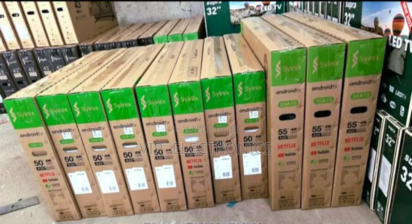 Syinix 50 Inch Tv Smart Android Full Hd Ips Screen New 2023 Model Tv