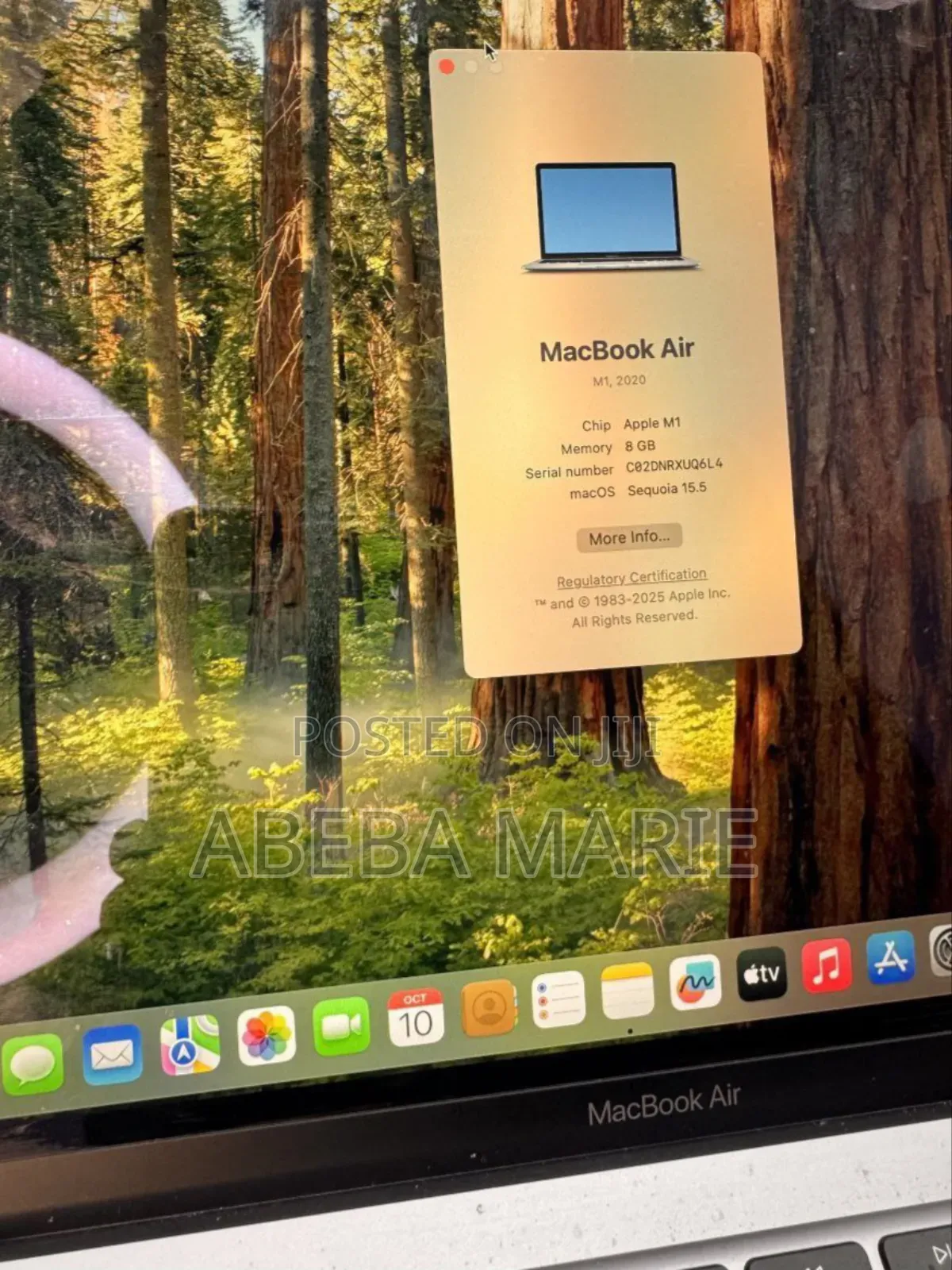 New Laptop Apple MacBook Air 2020 M1 16GB Apple M1 SSD 256GB