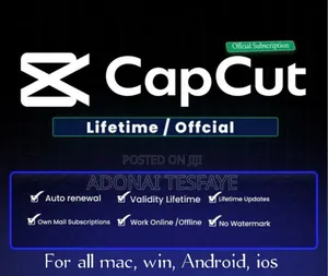 Capcut Pro (Life Time License) for All Mac, Win, Android, Ios