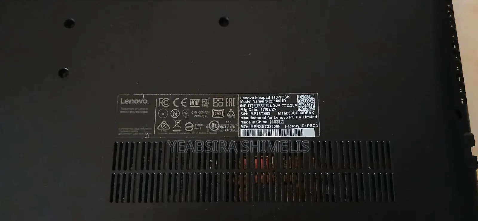 Laptop Lenovo IdeaPad 110 12GB Intel Core I5 HDD 1T