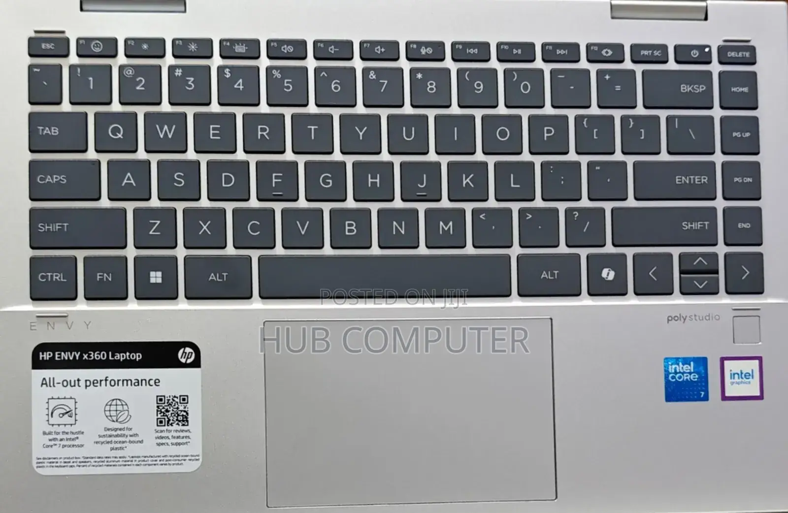 New Laptop HP Envy X360 16GB Intel Core 7 SSD 512GB