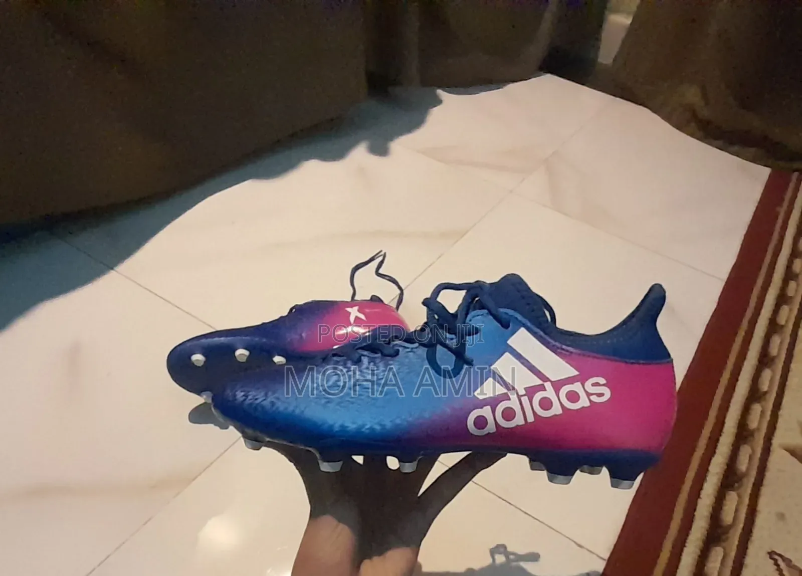 Adidas X 16.3 Blue and Pink