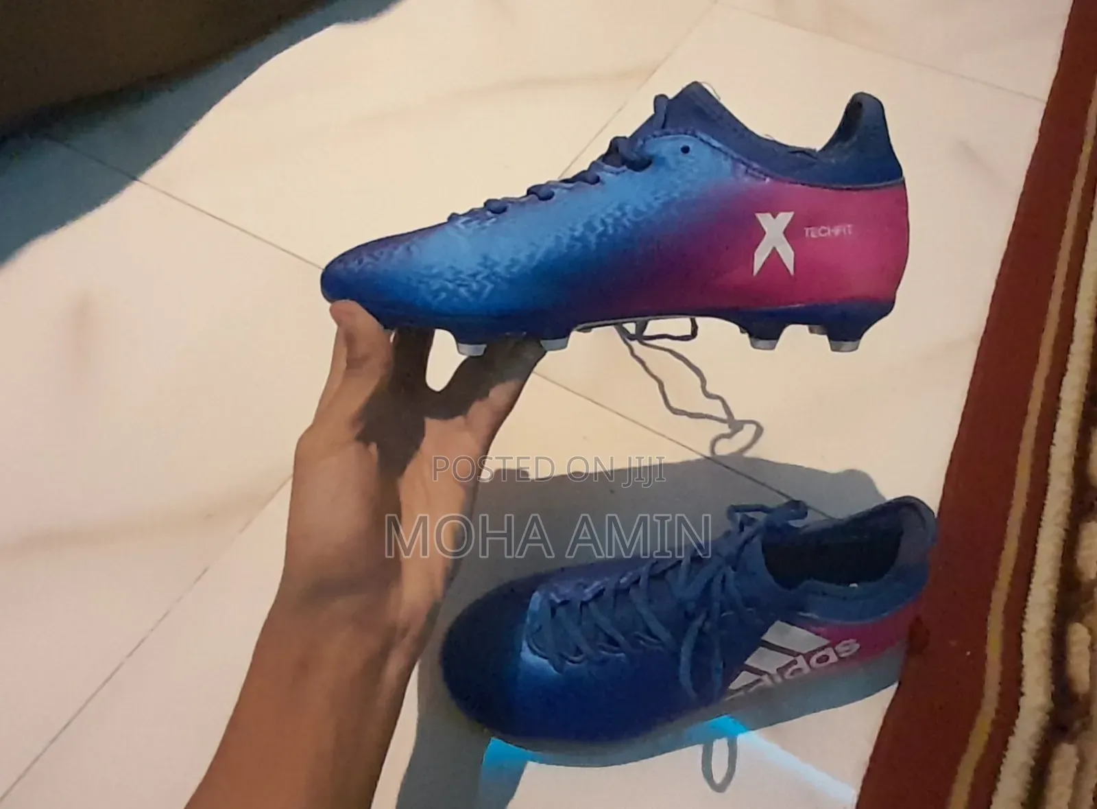 Adidas X 16.3 Blue and Pink
