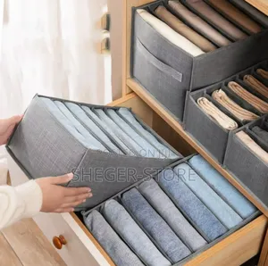 Photo - Non-woven Closset Drawer Organizer Box ( Does Not Take Up Space )