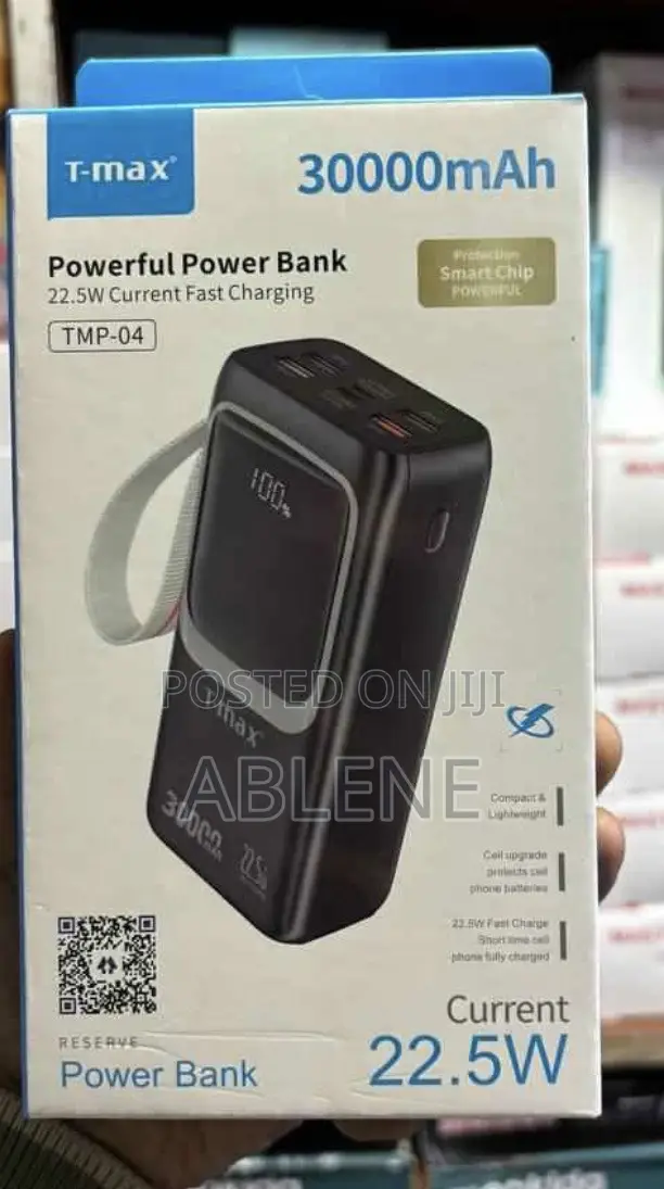 T Max Power Bank 30,000