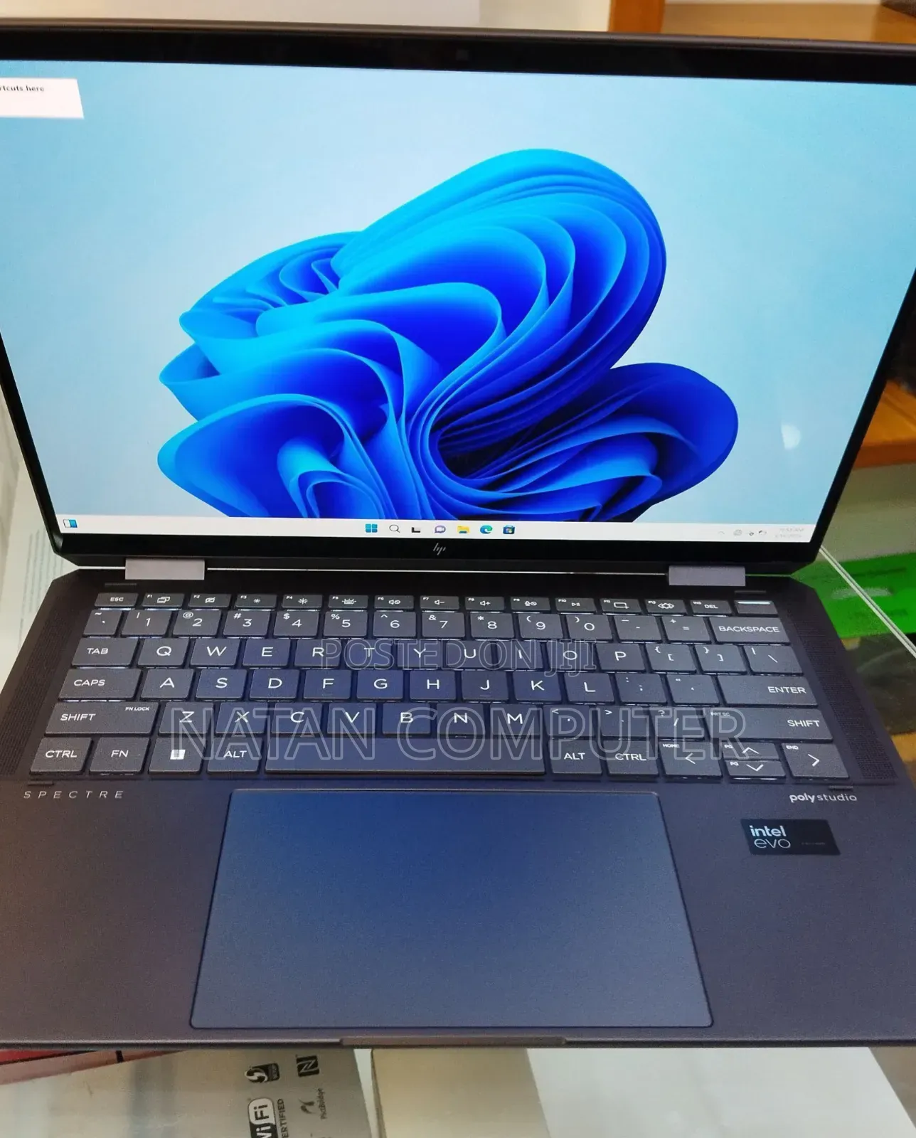 New Laptop HP Spectre X360 15 32GB Intel Core Ultra 7 SSD 2T