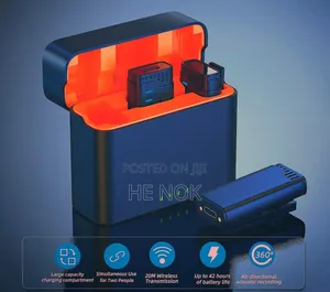 Dual Wireless Mic for Phone and Camera Microphone