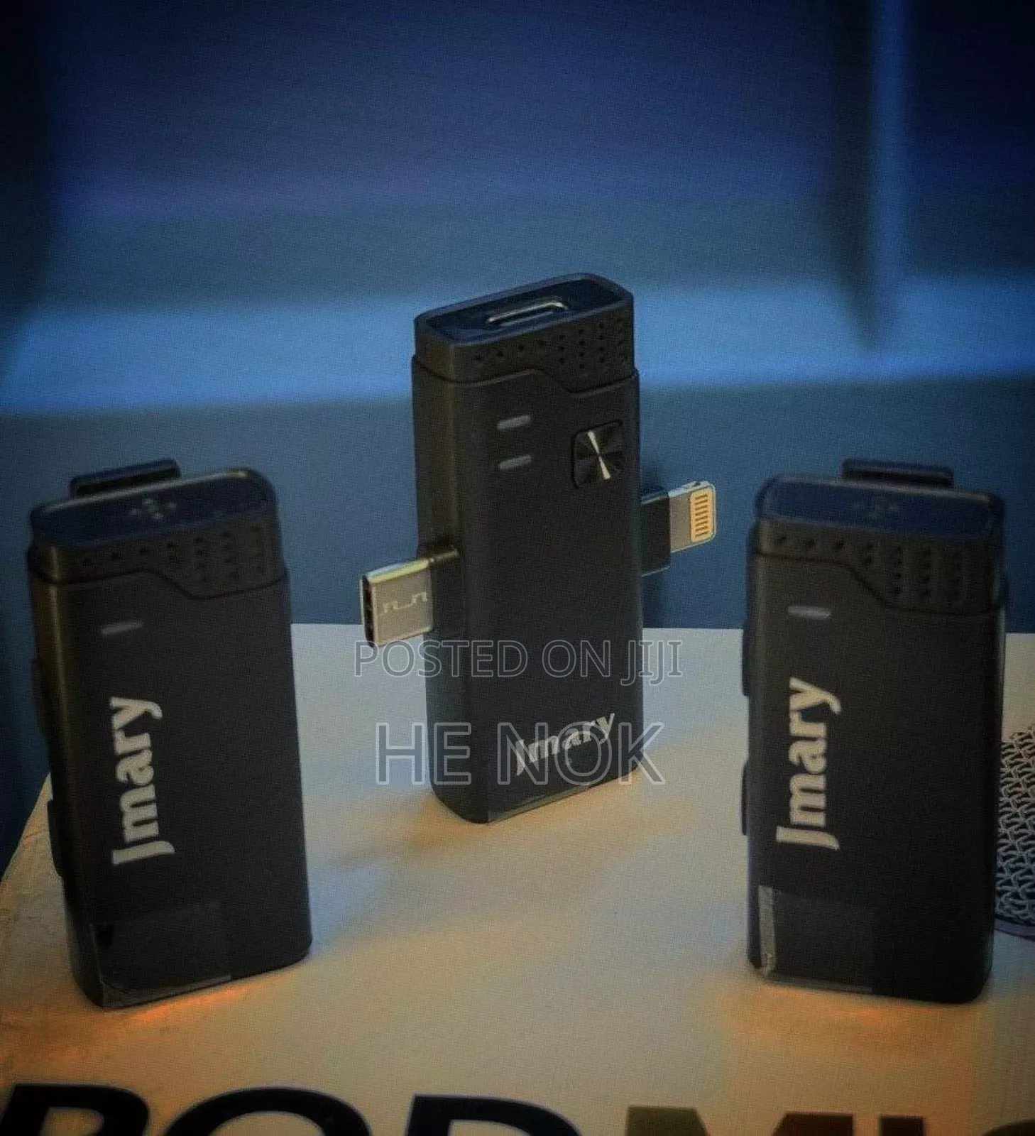 Dual Wireless Mic for Phone and Camera Microphone