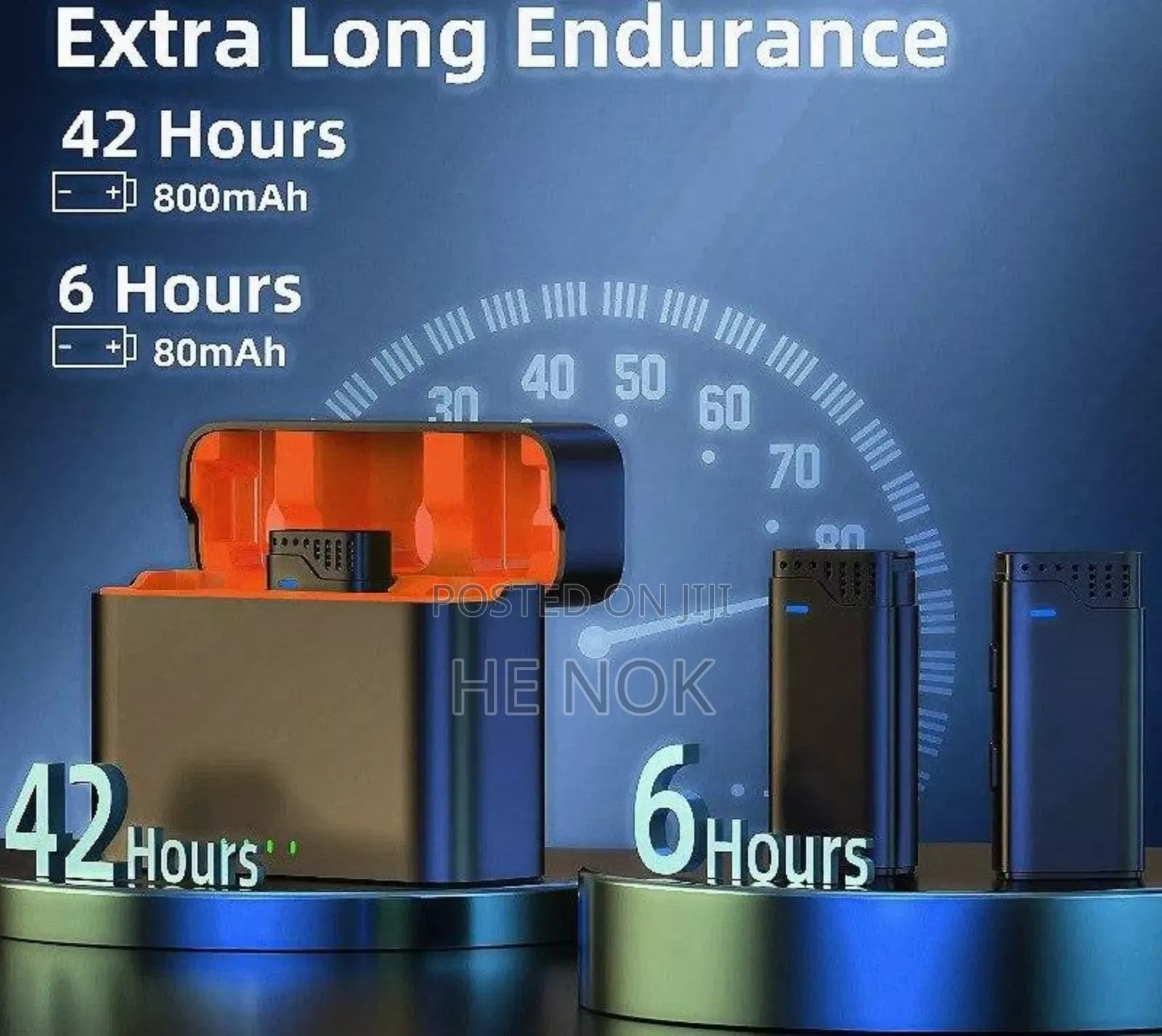 Dual Wireless Mic for Phone and Camera Microphone