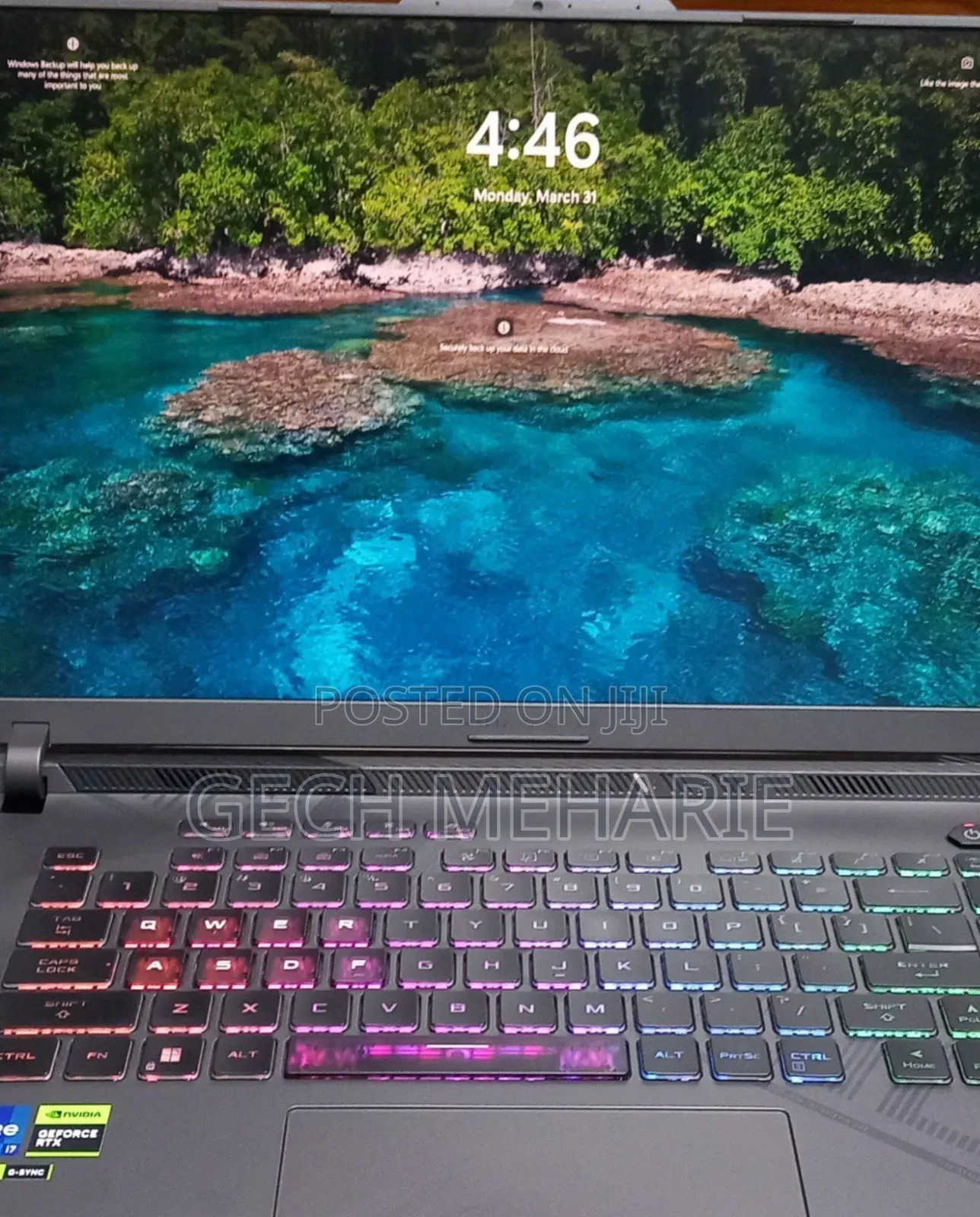 New Laptop Asus ROG Strix G15 16GB Intel Core I7 SSD 1T