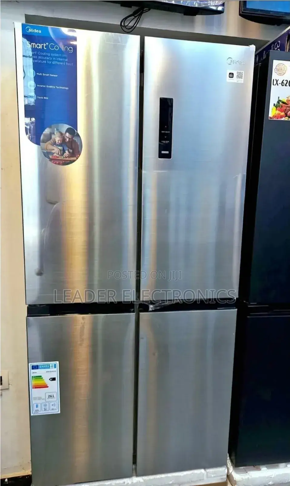 Midea Side by Side Refrigerator 4 Door Refrigerator