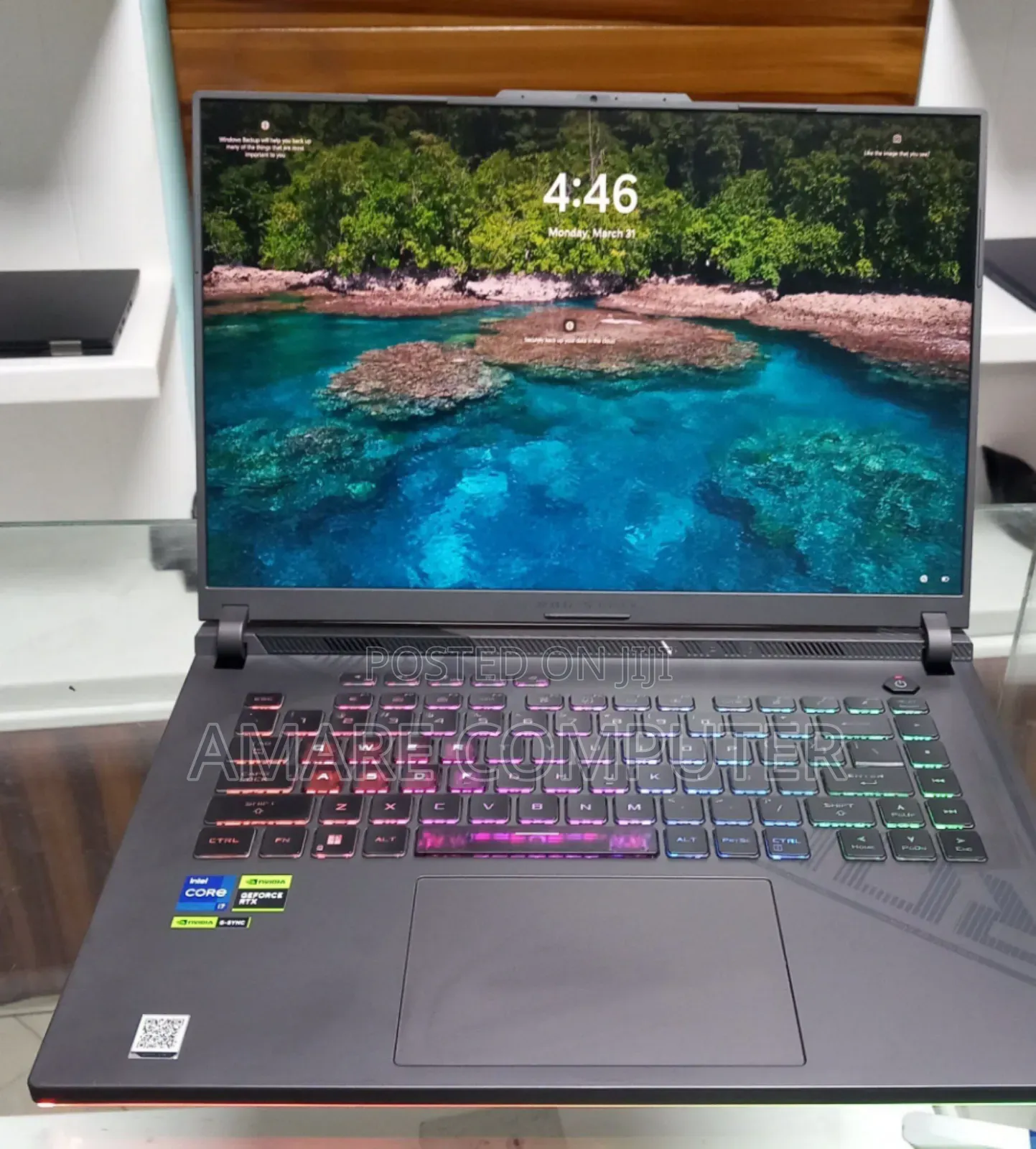 New Laptop Asus ROG Strix G16 G614 16GB Intel Core I7 SSD 1T