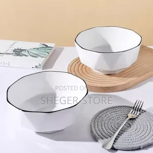 6 Pc High Class Kitchen Ceramic Bowls ( ለገንፎ ማቅረቢያ, ለአይነት ምግቦች ማቅረቢያ )