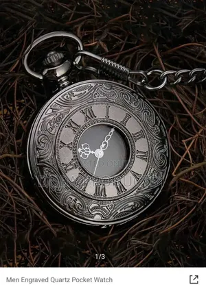 I Love You Engraved Quartz Pocket Watch, the Best Gift