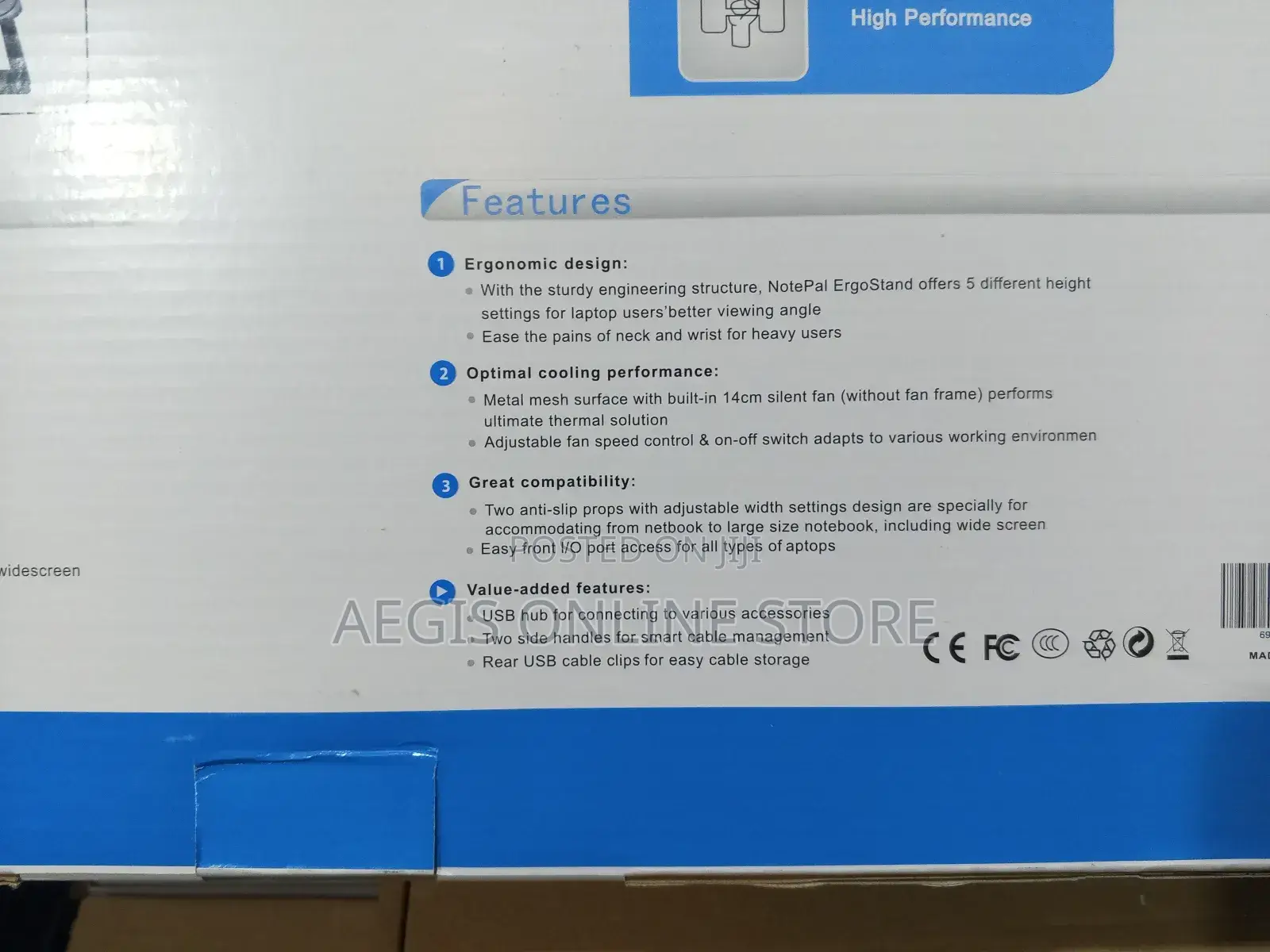 N182 Notebook Cooler Pad