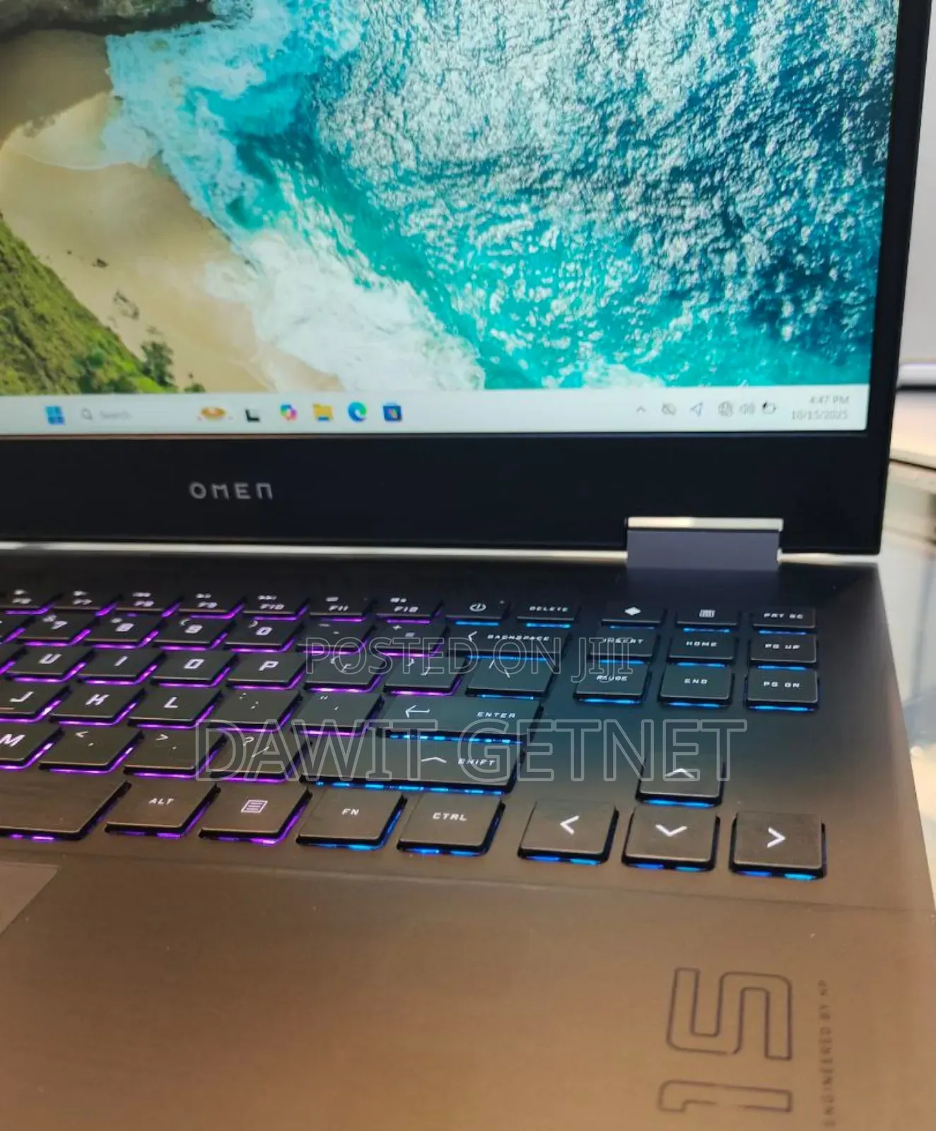 New Laptop HP Omen 16 16GB AMD Ryzen 7 SSD 512GB