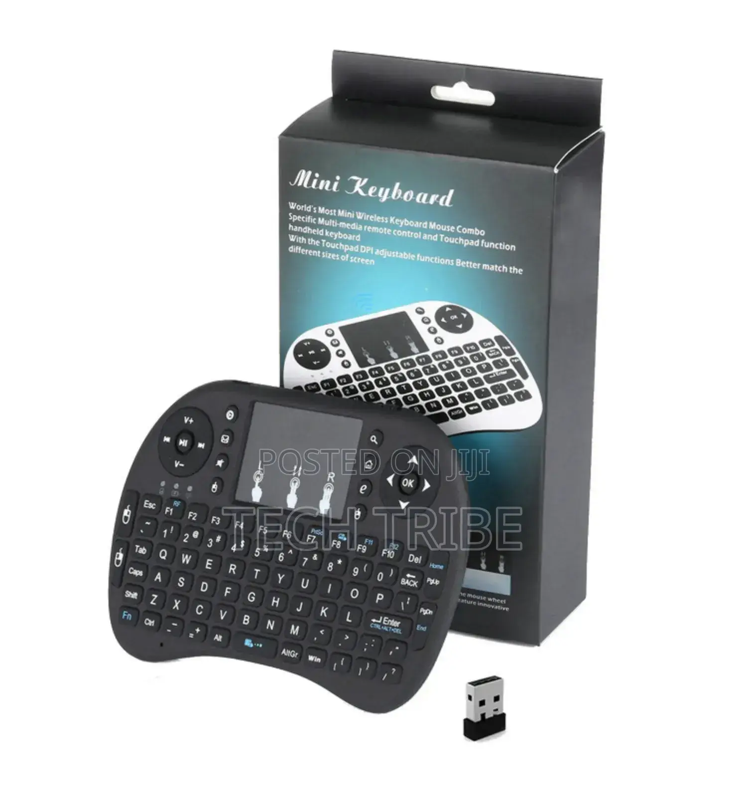 Mini Wireless Keyboard With a Touch Pad Lightweight Handheld Design