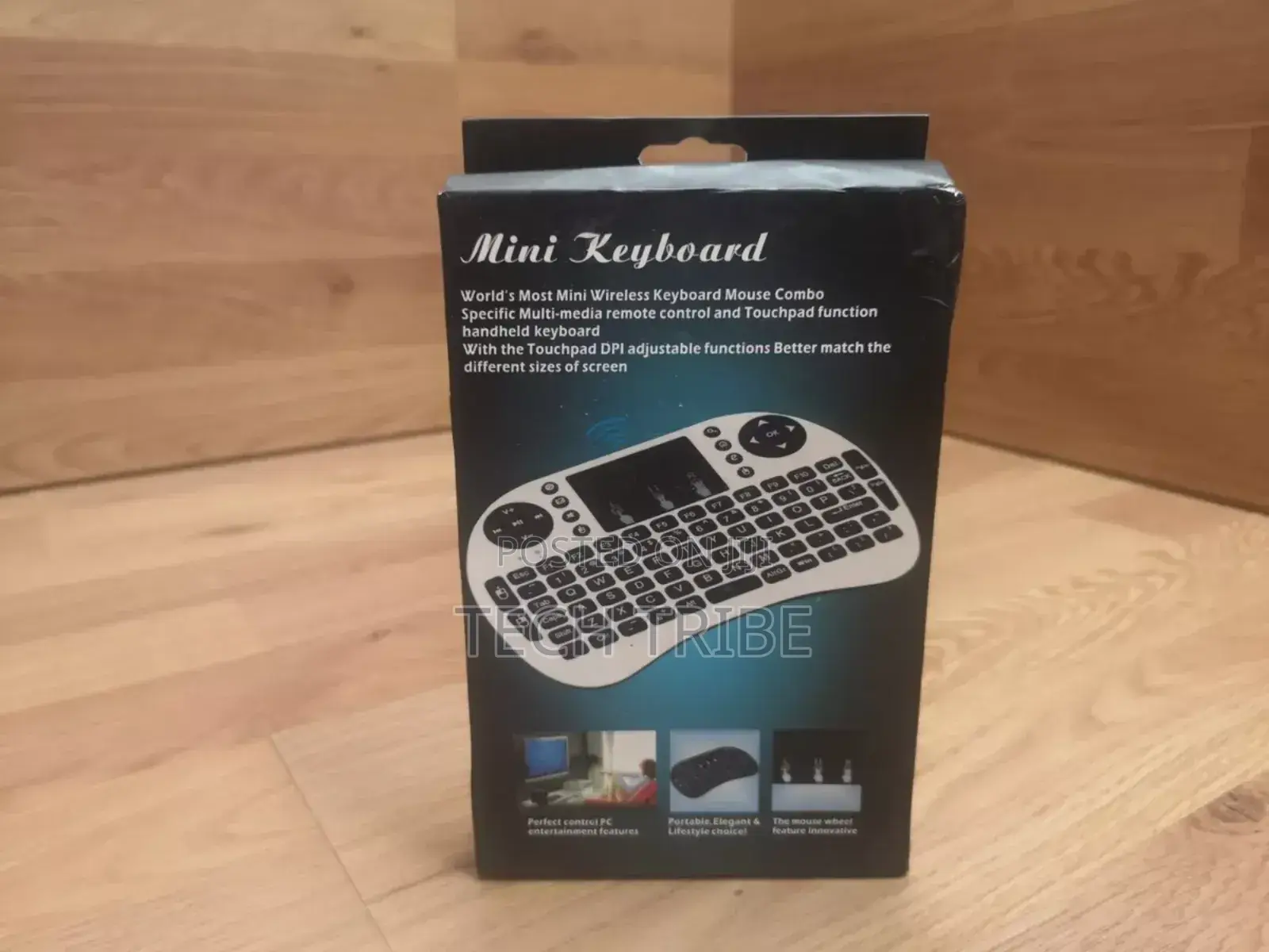 Mini Wireless Keyboard With a Touch Pad Lightweight Handheld Design