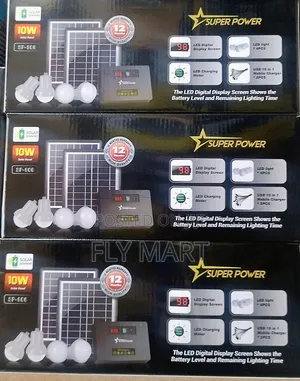 Solar Home Kit With 4 Led Lights