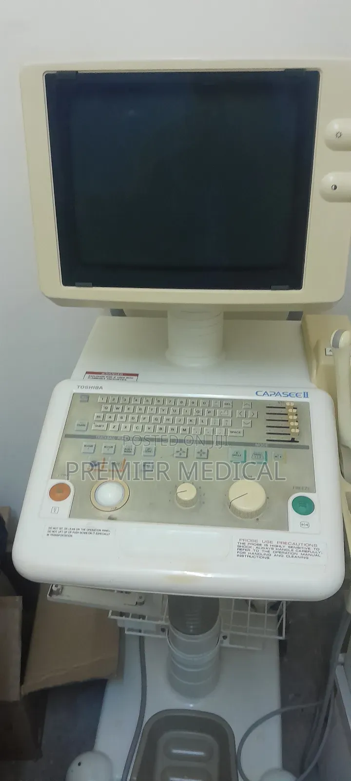 Ultrasound Machine With Two Probes