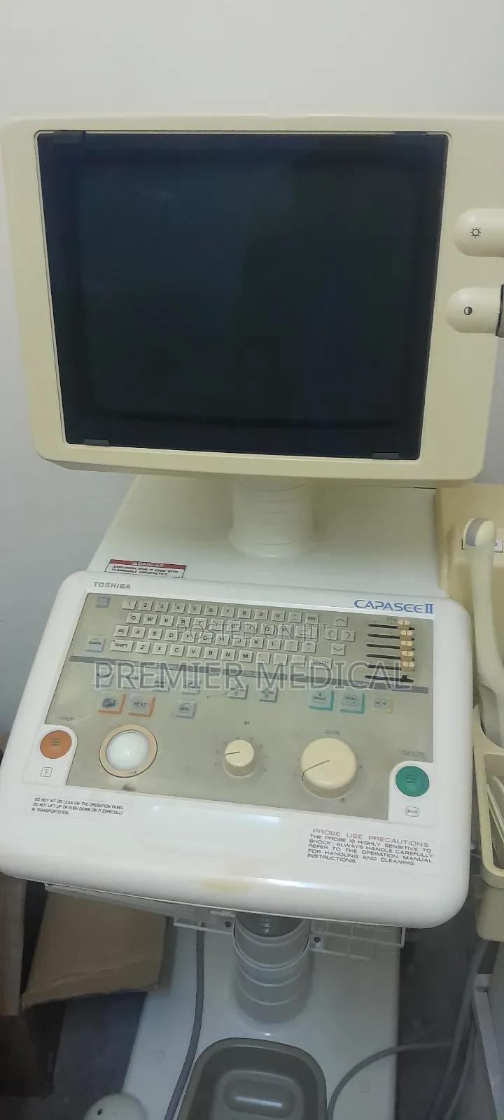 Ultrasound Machine With Two Probes