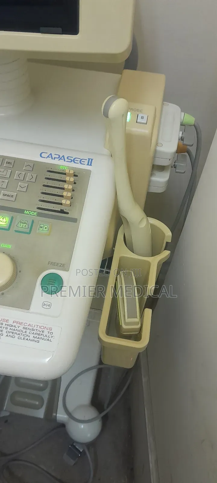 Ultrasound Machine With Two Probes