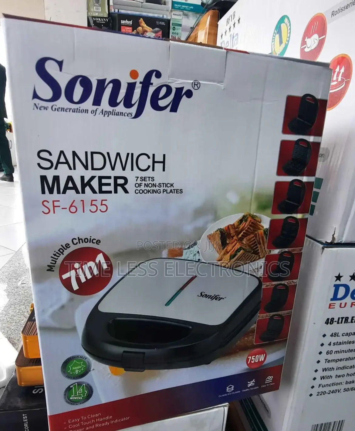  Sonifer 7-in-1 Waffle Maker – Versatile Compact Kitchen Essential